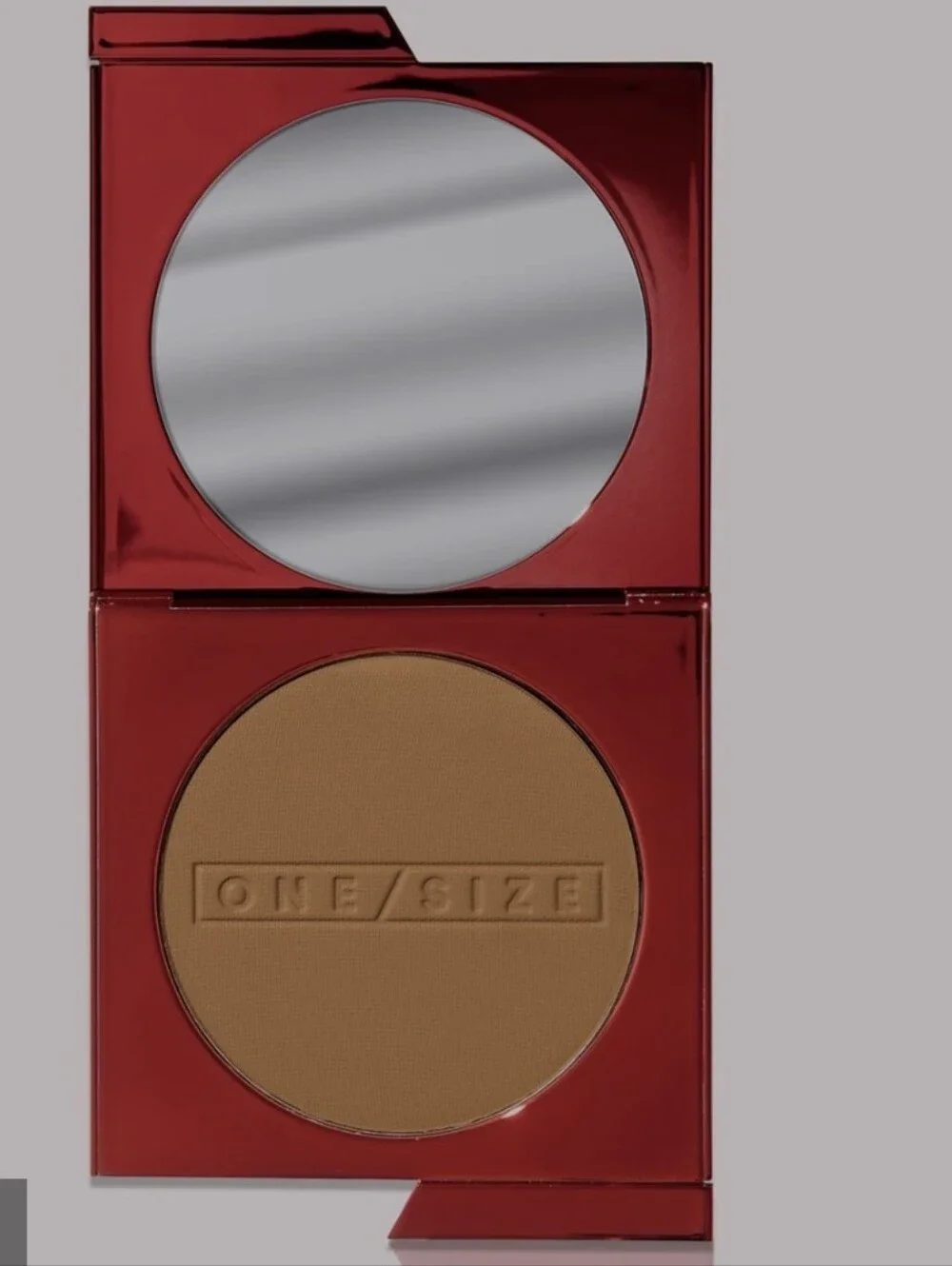 ONE/SIZE Pressed Powder Face Powder Compact - Medium Dark 3 R